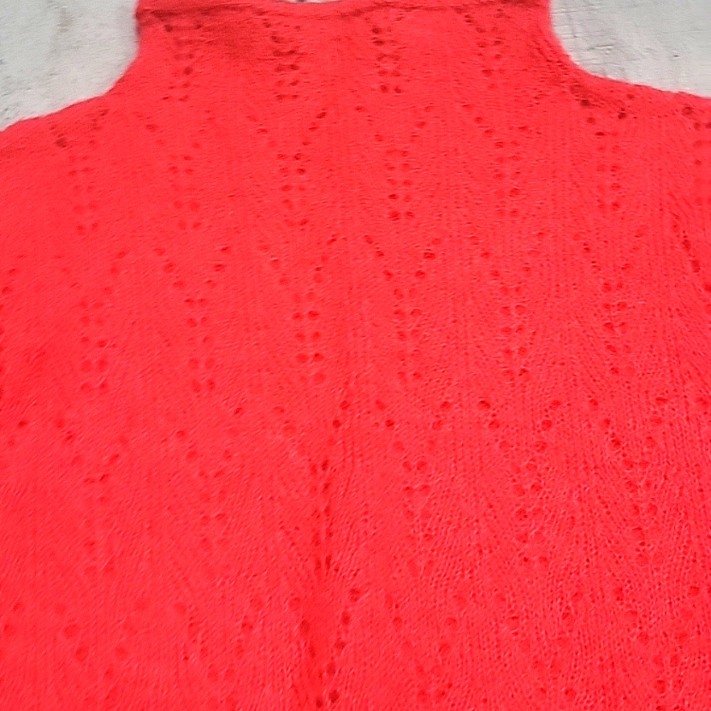 Unknown Source Watermelon Wool Turtle Neck Sweate… - image 3